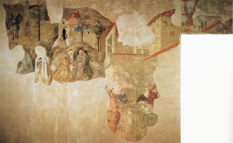 Fra Filippo Lippi Scenes of Carmelite Sweden oil painting art